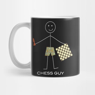 Funny Mens Chess Player Mug